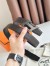 Hermes H Speed Reversible Belt 32MM in Chocolate Clemence Leather