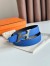 Hermes H Speed Reversible Belt 32MM in Blue and Green Epsom Calfskin