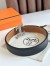 Hermes H Speed Reversible Belt 32MM in Gold Epsom Calfskin