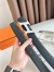 Hermes H Speed Reversible Belt 32MM in Black Epsom Calfskin