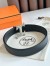 Hermes H Speed Reversible Belt 32MM in Black Epsom Calfskin