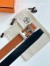 Hermes Constance Reversible Belt 38MM in Gold Clemence Leather