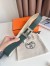 Hermes Constance Reversible Belt 38MM in Green and Craie Epsom Calfskin