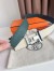 Hermes Constance Reversible Belt 38MM in Green and Craie Epsom Calfskin
