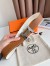Hermes Constance Reversible Belt 38MM in Gold and White Epsom Calfskin