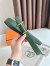 Hermes H d'Ancre Reversible Belt 32MM in Black and Green Epsom Calfskin