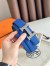 Hermes H Striee Reversible Belt 32MM in Blue and Black Epsom Calfskin