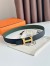 Hermes H Striee Reversible Belt 32MM in Green and Black Epsom Calfskin
