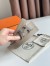Hermes H Take Off Reversible Belt 32MM in Grey Clemence Leather