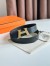 Hermes H Take Off Reversible Belt 32MM in Black Clemence Leather