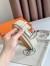 Hermes Romain 35MM Belt in Craie Clemence Leather