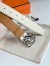 Hermes Romain 35MM Belt in Craie Clemence Leather