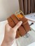 Hermes Romain 35MM Belt in Gold Clemence Leather