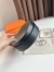 Hermes Nathan 40MM Belt in Grey Clemence Leather