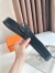 Hermes Nathan 40MM Belt with Matte Buckle in Black Clemence Leather