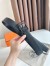 Hermes Nathan 40MM Belt with Matte Buckle in Black Clemence Leather