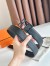Hermes Nathan 40MM Belt with Matte Buckle in Black Clemence Leather