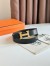 Hermes H Reversible Belt 32MM in Chocolate Clemence Leather