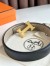 Hermes H Reversible Belt 32MM in Grey Clemence Leather