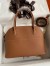 Hermes Bolide 1923 27 Handmade Bag In Gold Clemence Calfskin