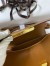 Hermes Constance 24 Handmade Bag In Gold Barenia Calfskin
