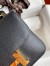 Hermes Constance 24 Handmade Bag In Black Epsom Calfskin