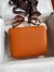Hermes Constance 24 Handmade Bag In Orange Epsom Calfskin