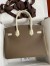 Hermes HSS Birkin 30 Bicolor Bag in Taupe and Craie Epsom Calfskin 
