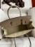 Hermes HSS Birkin 30 Bicolor Bag in Taupe and Craie Epsom Calfskin 