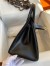 Hermes Birkin 30 Retourne Handmade Bag In Black Box Calfskin 