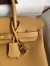 Hermes Birkin 30 Retourne Handmade Bag In Biscuit Clemence Leather 