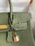 Hermes Birkin 30 Retourne Handmade Bag In Canopee Clemence Leather
