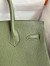 Hermes Birkin 30 Retourne Handmade Bag In Canopee Clemence Leather
