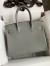 Hermes Birkin 30 Retourne Handmade Bag In Girls Mouette Clemence Leather 