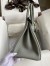 Hermes Birkin 30 Retourne Handmade Bag In Girls Mouette Clemence Leather 
