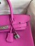 Hermes Birkin 30 Retourne Handmade Bag In Magnolia Clemence Leather 