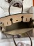 Hermes Birkin 30 Retourne Handmade Bag In Trench Clemence Leather 