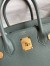 Hermes Birkin 30 Retourne Handmade Bag In Vert Amande Clemence Leather 