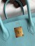 Hermes Birkin 30 Retourne Handmade Bag In Blue Atoll Epsom Calfskin 