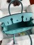 Hermes Birkin 30 Retourne Handmade Bag In Blue Atoll Epsom Calfskin 