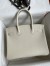 Hermes Birkin 30 Retourne Handmade Bag In Craie Epsom Calfskin 