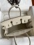 Hermes Birkin 30 Retourne Handmade Bag In Craie Epsom Calfskin 