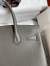 Hermes Birkin 30 Retourne Handmade Bag In Etain Epsom Calfskin 