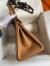 Hermes Birkin 30 Retourne Handmade Bag In Gold Epsom Calfskin
