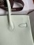 Hermes Birkin 30 Retourne Handmade Bag In Vert Fizz Epsom Calfskin 