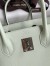 Hermes Birkin 30 Retourne Handmade Bag In Vert Fizz Epsom Calfskin 