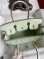 Hermes Birkin 30 Retourne Handmade Bag In Vert Fizz Epsom Calfskin 