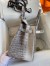 Hermes Birkin 30 Handmade Bag In Himalaya Niloticus Crocodile Skin