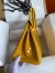 Hermes Birkin 30 Handmade Bag In Jaune Ambre Crocodile Niloticus Shiny Skin 