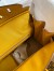 Hermes Birkin 30 Handmade Bag In Jaune Ambre Crocodile Niloticus Shiny Skin 